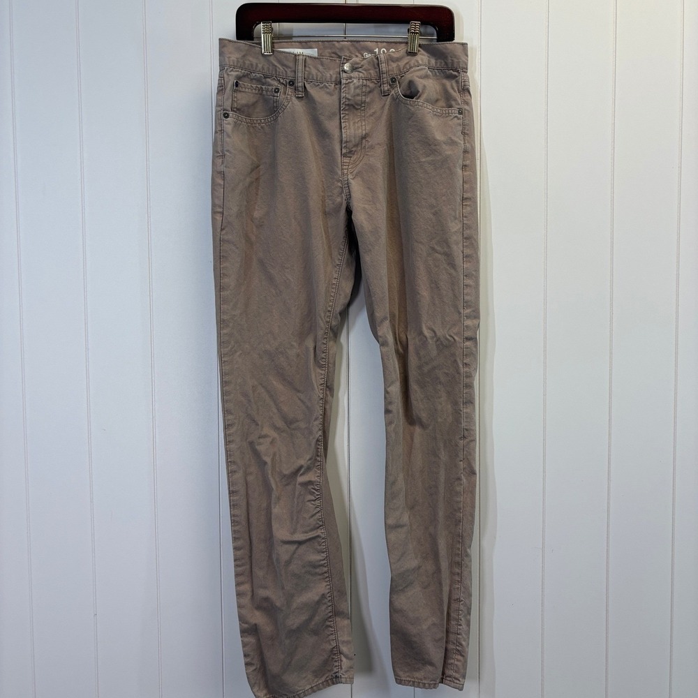 Gap 1969 Slim Khaki Pants Men Size 31 X 32 Minimalist Business Casual Preppy